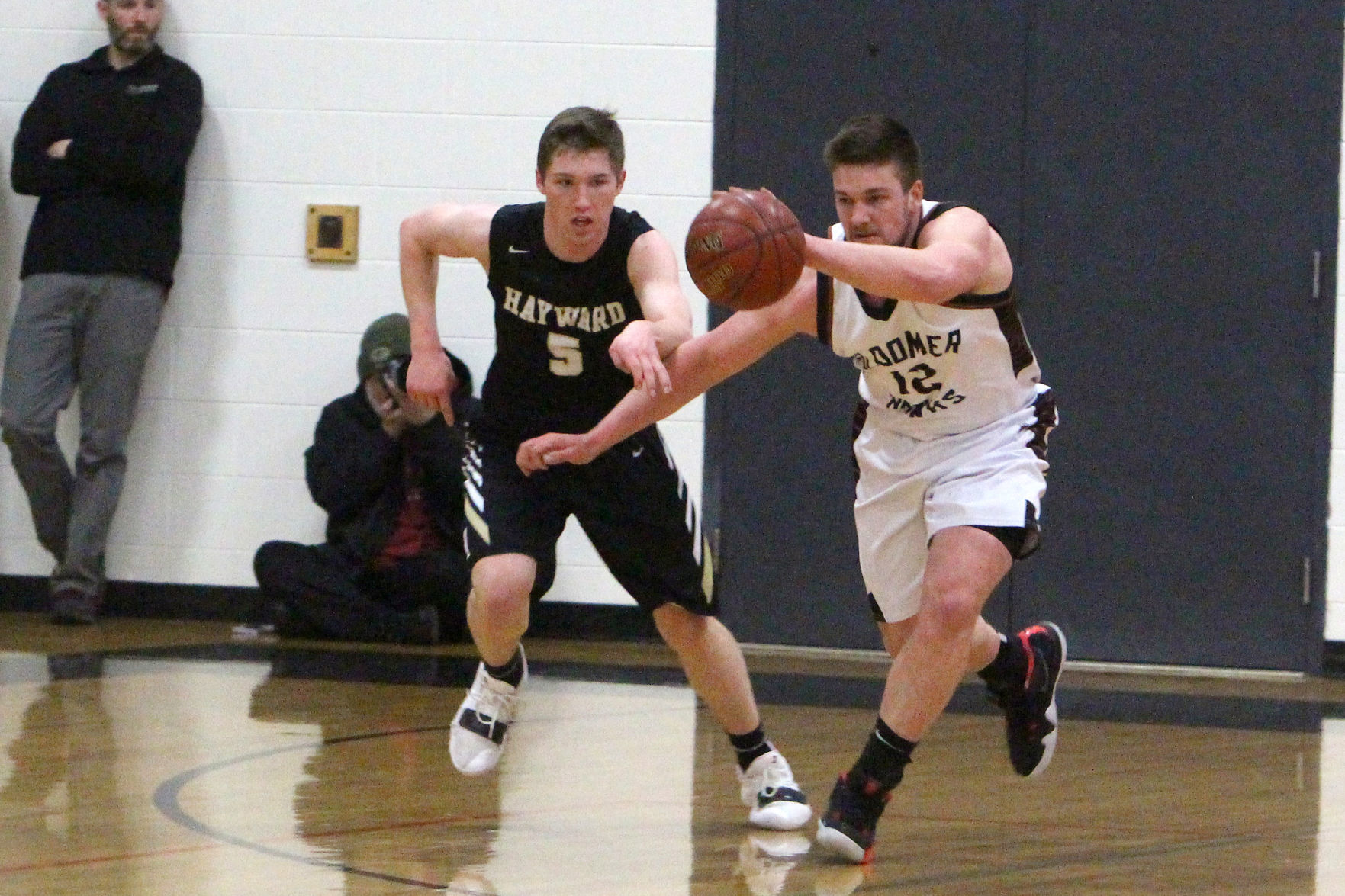 Hayward at Bloomer boys basketball 3-1-19